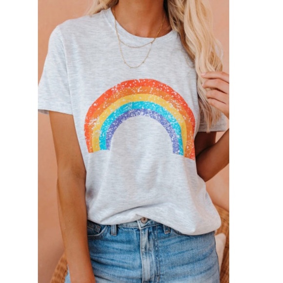 Heathered Rainbow Tee - Picture 3 of 11